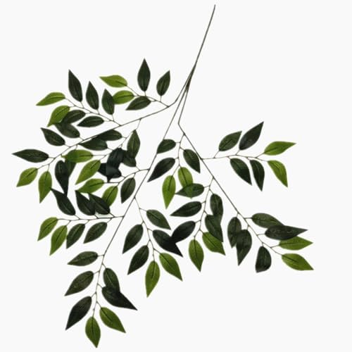 12pcs Artificial Olive Leaves Green Foliage Stems Waterproof for Outdoor Indoor Greenery Wall Floral Decoration Landscape Tree Making