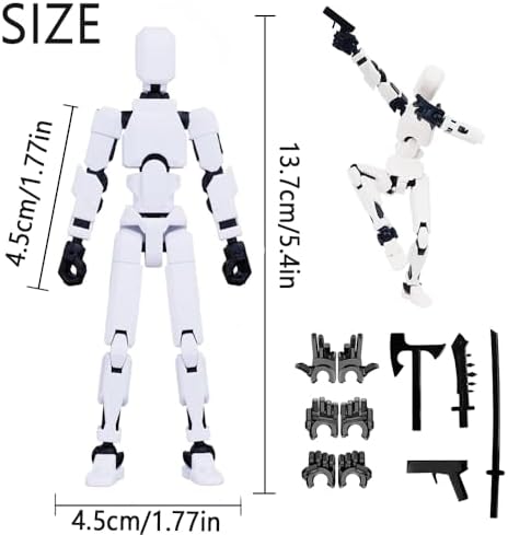 2026 new assembly completed-titan 13 action figure,dummy robot, side view