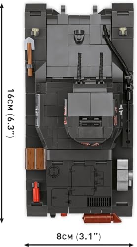 COBI Historical Collection WWII Panzerkampfwagen I (France 1940) Tank Building Set, 654 Pieces