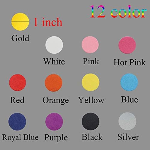 Gold Confetti 1 inch Table Confetti Glitter 5000 pcs for Wedding Party Decoration or Filled Balloons