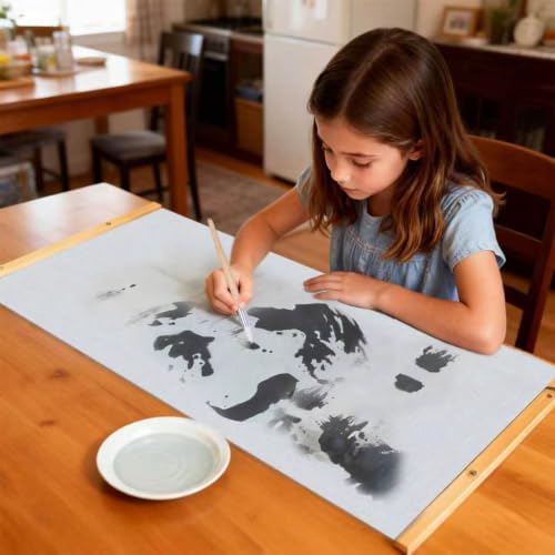 Magic Canvas Paint with Water,Includes 2 Interchangeable Canvas Restore to Original State After Drying, Reusable,No Need to Worry About Paint Splattering During the Painting Process.(19.68 * 47.24in)