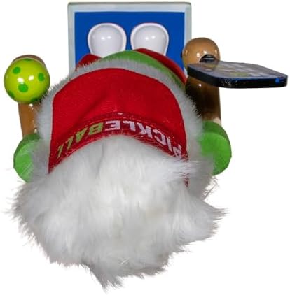 Kurt Adler 12-inch Wooden Pickleball Nutcracker