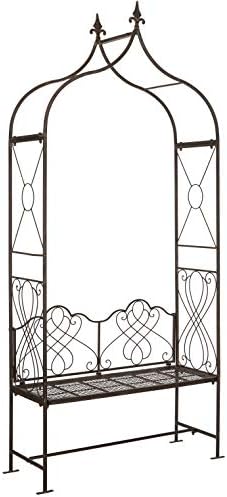 Safavieh Outdoor Collection Eloise Rustic Brown Arbor