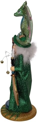 Kurt Adler 18-inch Hollywood Nutcrackers™ Wizard with Dragon Nutcracker