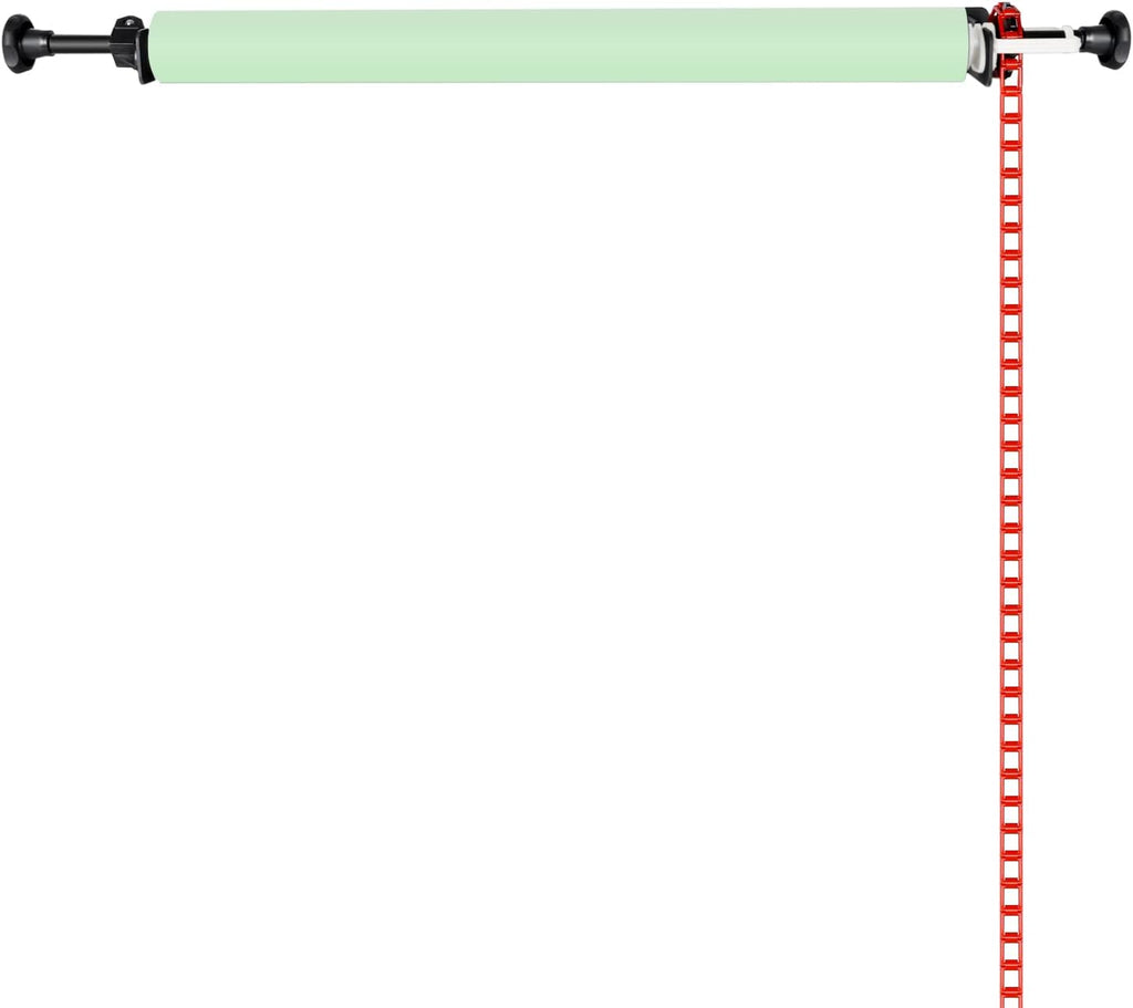 NEEWER Photography Single Roller Wall Mounting Manual Background Support System with 2 x Single Hook, 2 x Expand Bar, 1 x Chain, Load Capacity: 22lb/10kg