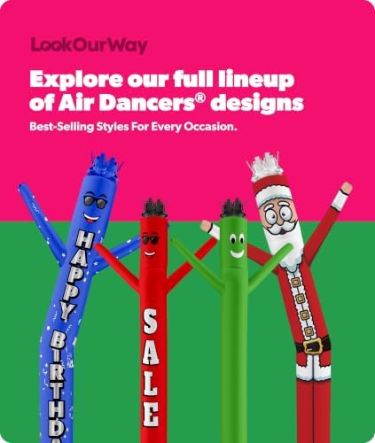 LookOurWay 6ft Original Air Dancer Set | Blower included | Pink