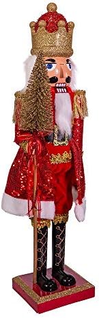 Kurt S. Adler 24-Inch Plastic Red and Gold King Nutcracker