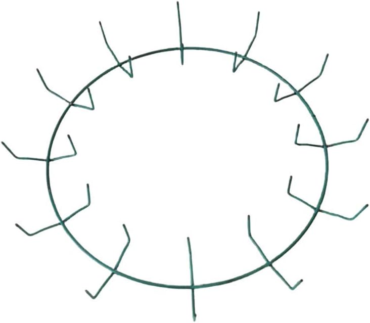 12 Inch Wreath Form, (Qty. 10) 12" Wire Frame, Heavy Duty to Hold Greenery or Heavier Items, 11 Clips