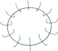 12 Inch Wreath Form, (Qty. 10) 12" Wire Frame, Heavy Duty to Hold Greenery or Heavier Items, 11 Clips