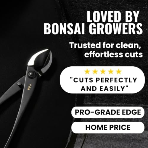 Senkichi 8.3" Japanese Bonsai Concave Cutter – Professional Branch Cutte...