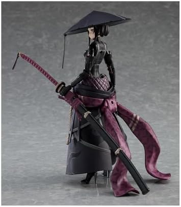 max factory falslander: ronin figma action figure, multicolor showing dimensions