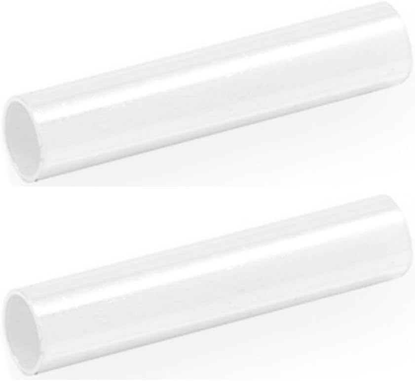 50pcs Adabele Real 925 Sterling Silver Straight Tubes 13mm, Hole 0.9mm