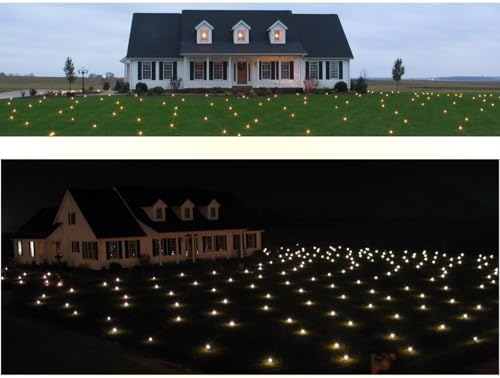 Lawn Lights Illuminated Outdoor Decoration, LED, Christmas, 36-08, Warm White