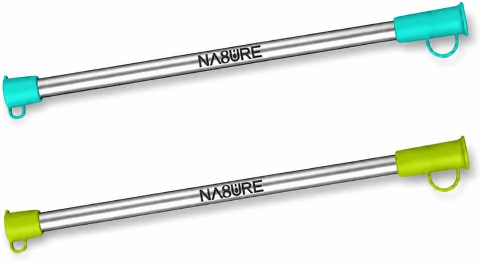 Microplastic Filter Straw 2 Pack | Stainless Steel Water Filter Straw, Hollow...