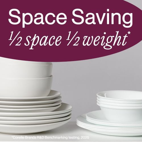 Corelle Brasserie 6-Piece 6.75-Inch Appetizer Plate Set