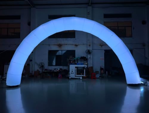 26.5ft Giant Inflatable Color Changing Arch Blow up Promotional LED Lighting Arch with Blower Color Change Lighting Archway for Event Parties (Multicolor, 8m Width)