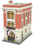 Department 56 Porcelain Ghostbusters Village Firehouse Lit Building, 7.87 Inch, Multicolor