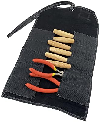 durable waterproof waxed canvas tool roll handmade by, package contents