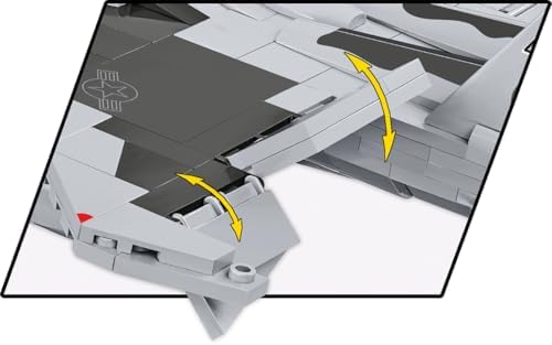COBI Armed Forces Boeing F-15EX Eagle II Aircraft Building Set, 739 Pieces
