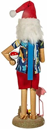Kurt S. Adler 15.5-Inch Wooden Beach Santa Nutcracker