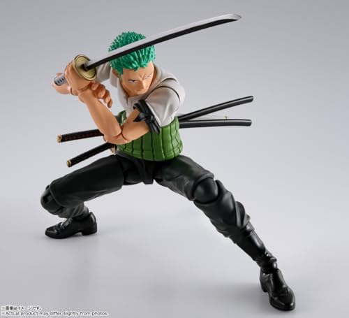 tamashii nations - one piece - roronoa zoro, package contents