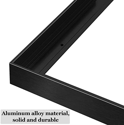1.5" Deep Metal Floater Frame for 16x20 Canvas Paintings,Black