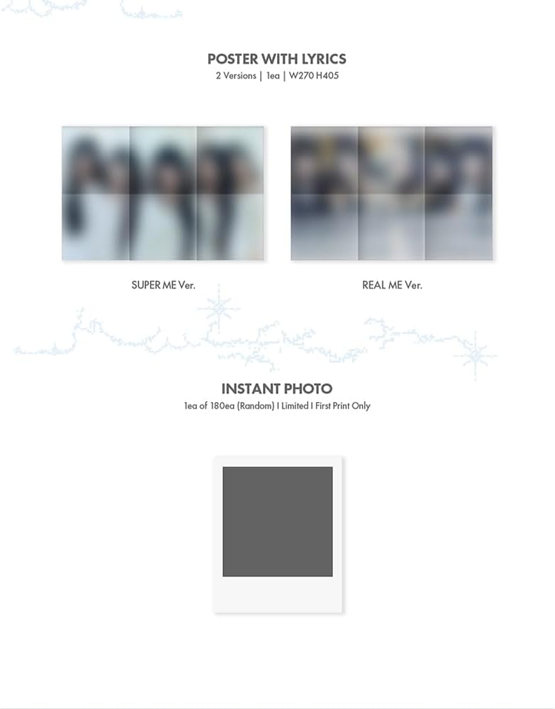ILLIT [1st Mini Album 'SUPER REAL ME'](SUPER ME Ver.) + 3 Extra Photo...