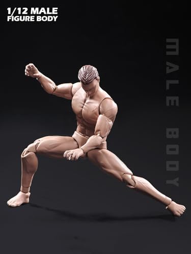 fremego 1/12 scale action figure,6inch male strong muscular, close-up detail