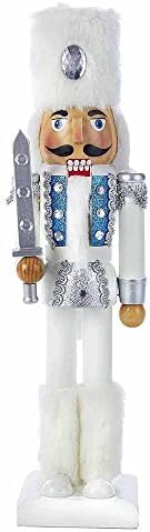 Kurt Adler Russian Nutcracker, 15-Inch, White