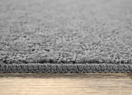 Garland Rug Medallion 5' x 7' Cinder Gray Non Slip Area Rug- Ideal for Living Rooms & Hallways, Stylish & Durable for High-Traffic Areas
