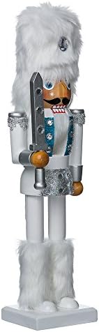 Kurt Adler Russian Nutcracker, 15-Inch, White