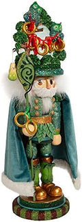 Kurt Adler HA0572 17.5" Hollywood Five Golden Rings Nutcracker, Multicolor