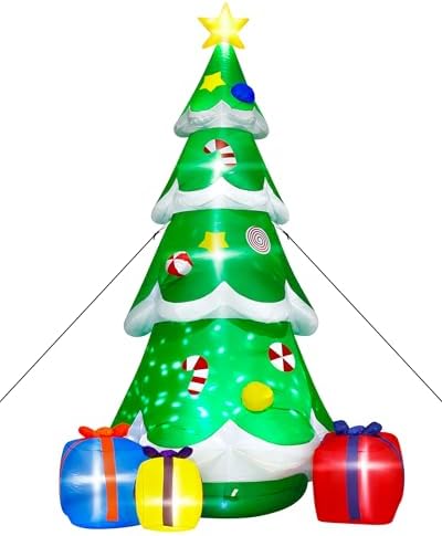 12FT Christmas Tree Inflatables, Giant Blow Up Christmas Tree Decorations