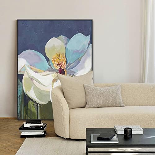 1.5" Deep Floating Canvas Frame for 24x48 Landscape Paintings,Black