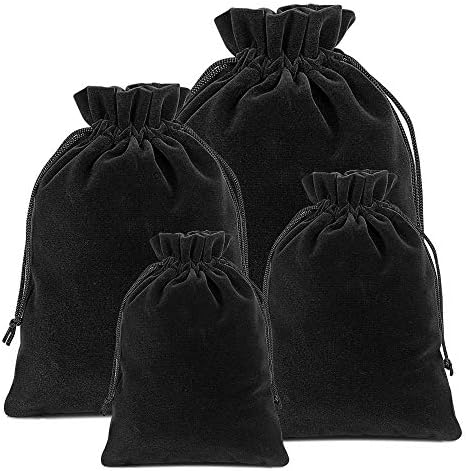 velvet drawstring bags gift bags for wedding party, package contents