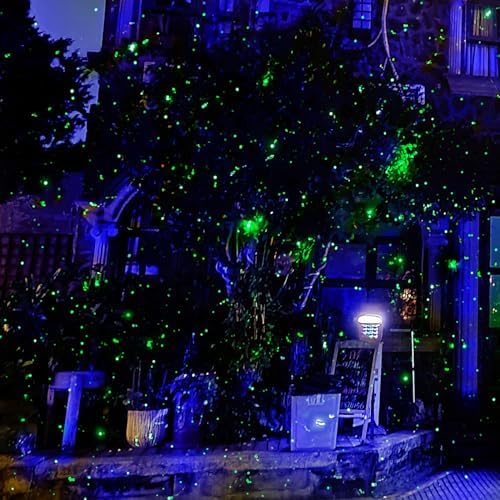 Firefly Garden Lights Laser Star Projector, Outdoor Decorative Lighting with Blue Nebula for Garden Indoor Outdoor
