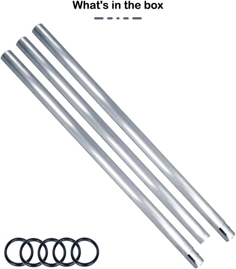 118"/3m metal tube crossbar for manual/electric studio roller on a desk or shelf