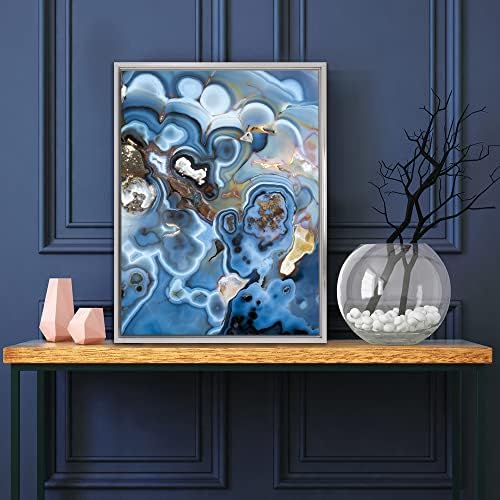 Pixy Canvas 20x24 inch Floater Frame for Canvas Paintings, Wood Panels, Canvas Panels & Stretched Canvas Boards. Floating Frame fits 5/8", 3/4" & max 7/8" Deep Artwork (Chrome, 20 x 24 inch)