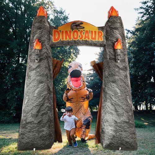 10ft Halloween Dinosaur Inflatable Archway Birthday Decorations