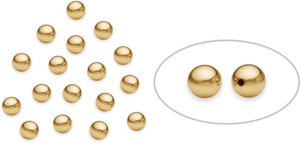 adabele real gold plated sterling silver 10mm seamless shown in use