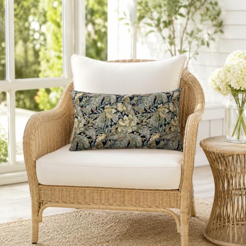 Pack of 2 Patio Lumbar Pillows 12"x20"