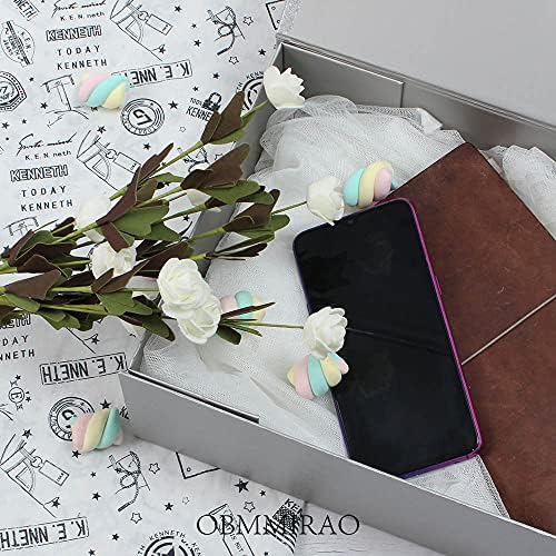 Silver Magnetic Large Gift Box with Lid, 13x9x4 Inches, 5Pcs