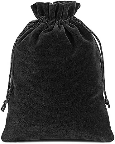 velvet drawstring bags gift bags for wedding party on a desk or shelf