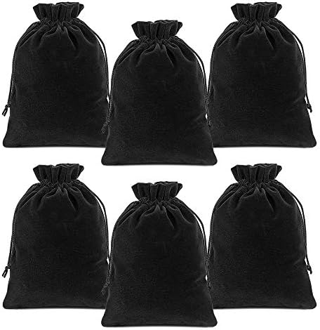 velvet drawstring bags gift bags for wedding party, close-up detail