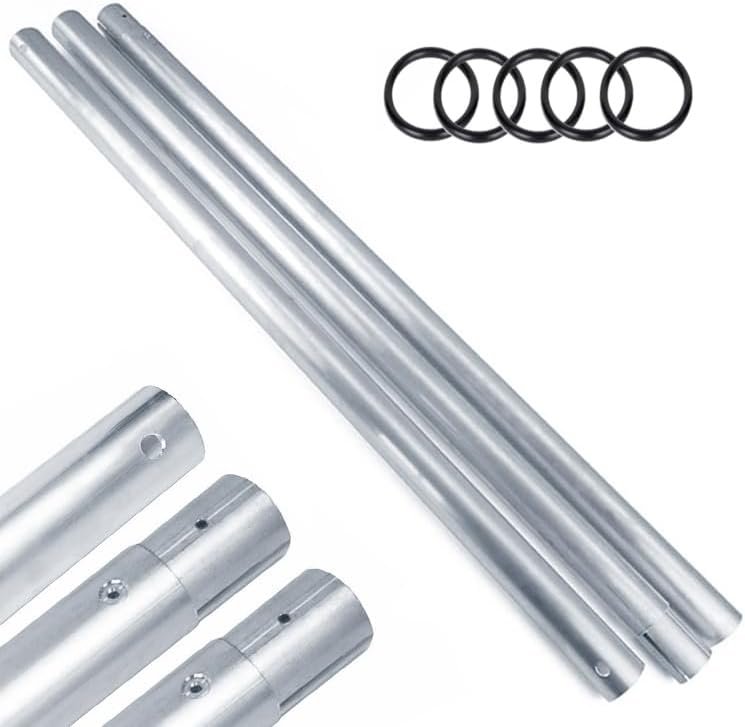 118"/3m Metal Tube Crossbar for Manual/Electric Studio Roller Backdrop Wall Mount System,Aluminum Cross Bar for Photography Background Support System
