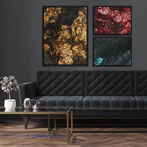 Pixy Canvas Floater Frame 5x7 for 3/4 (0.75) inch Deep Canvas Paintings/Canvas Prints/Wood Canvas Panels/Wall Art/Wall Decor/Home Decor/Artwork (Black, 5 x 7 inch, Portrait)