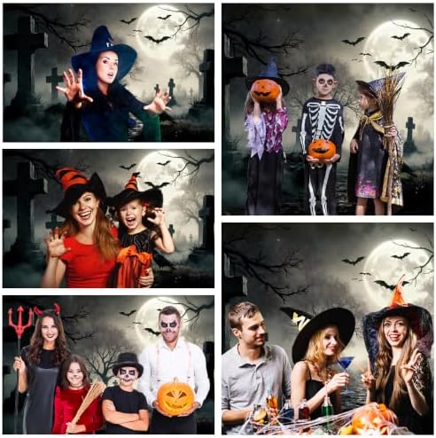 Halloween Backdrop for Photography 10x8ft Gothic Theme Party Decorations
