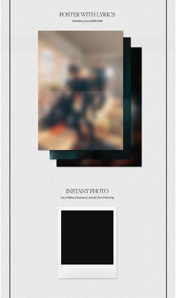 ENHYPEN [4th Mini Album DARK BLOOD](HALF Ver.) + 3 Extra Photocards Set