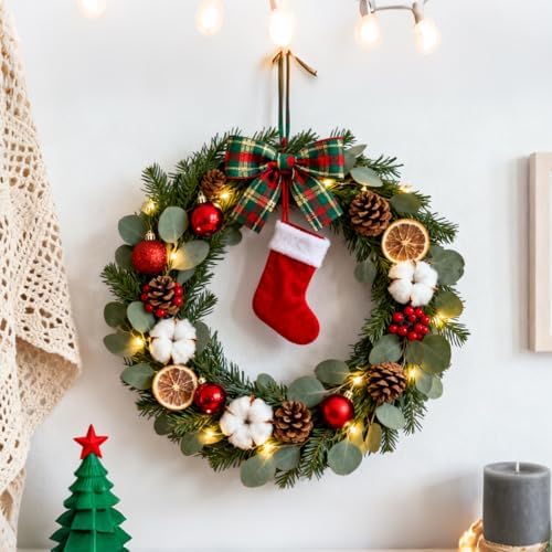Grapevine Wreath Set, 8 PCS Vine Branch Wreaths Bulk, 12 Inch