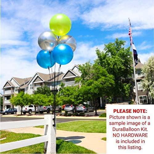 Reusable Helium Free (5-Pack) Replacement Balloons - Weatherproof Plastic Out...